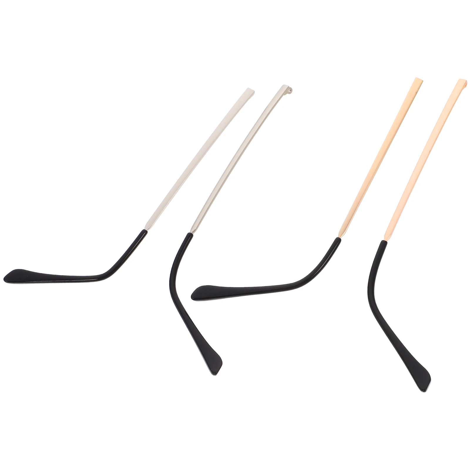 2 Pairs Silver Gold Glasses Accessories Replacement Temple Arms for Repair Eyeglasses Plastic Legs High Strength Material Easy
2 Pairs Silver Gold Glasses Accessories Replacement Temple Arms for Repair Eyeglasses Plastic Legs High Strength Material Easy
