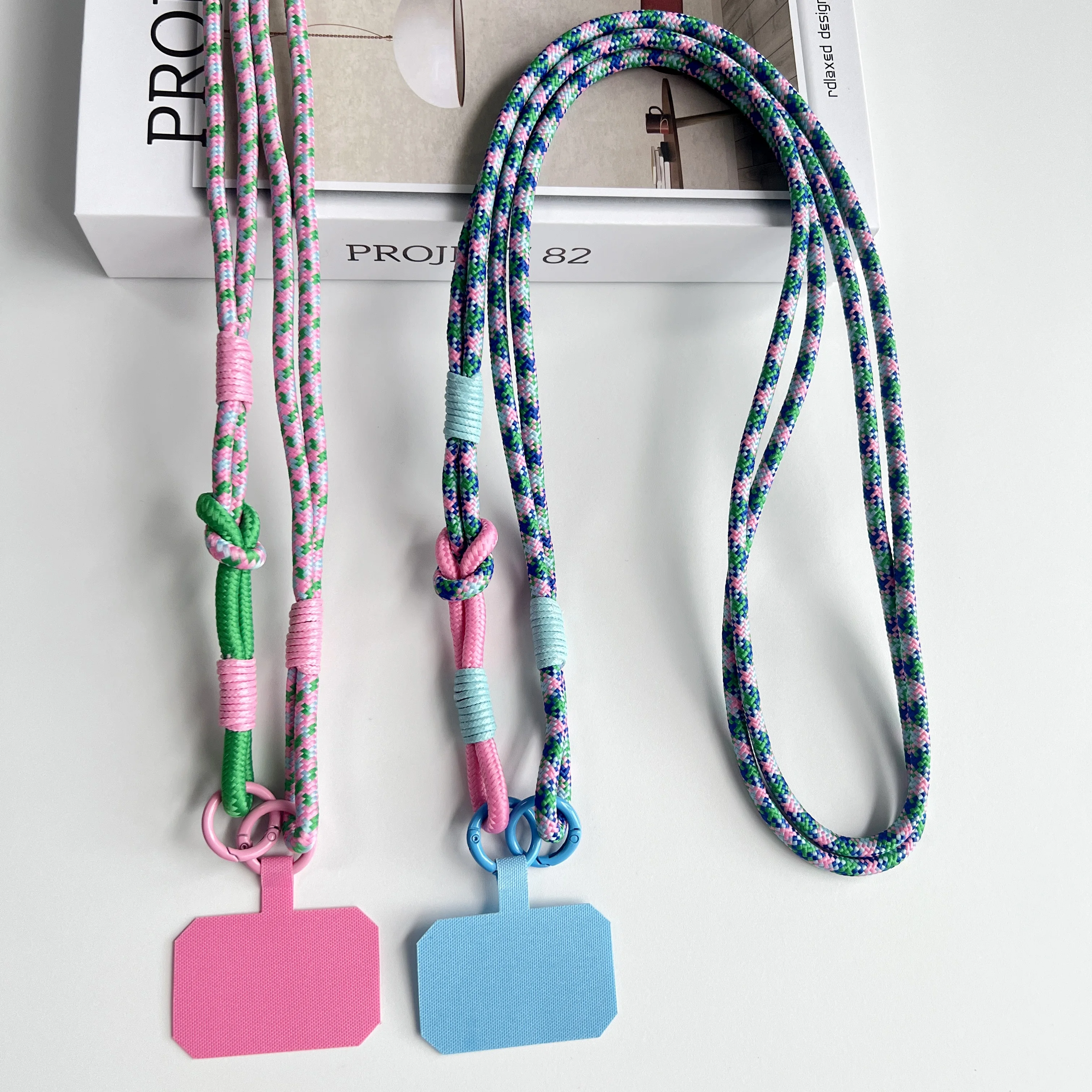 Mobile Phone Lanyard Cross-body Carryable Lengthening Anti-lost Mobile Phone Chain Versatile Contrasting Color Double Ring Knot
Mobile Phone Lanyard Cross-body Carryable Lengthening Anti-lost Mobile Phone Chain Versatile Contrasting Color Double Ring Knot