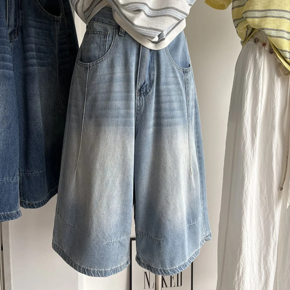 High Waist Crop Denim Jeans Women's Lazy Casual Wide Leg Pants Summer New Style Loose Fit Bootcut Jeans Teen Girls Jeans
High Waist Crop Denim Jeans Women's Lazy Casual Wide Leg Pants Summer New Style Loose Fit Bootcut Jeans Teen Girls Jeans