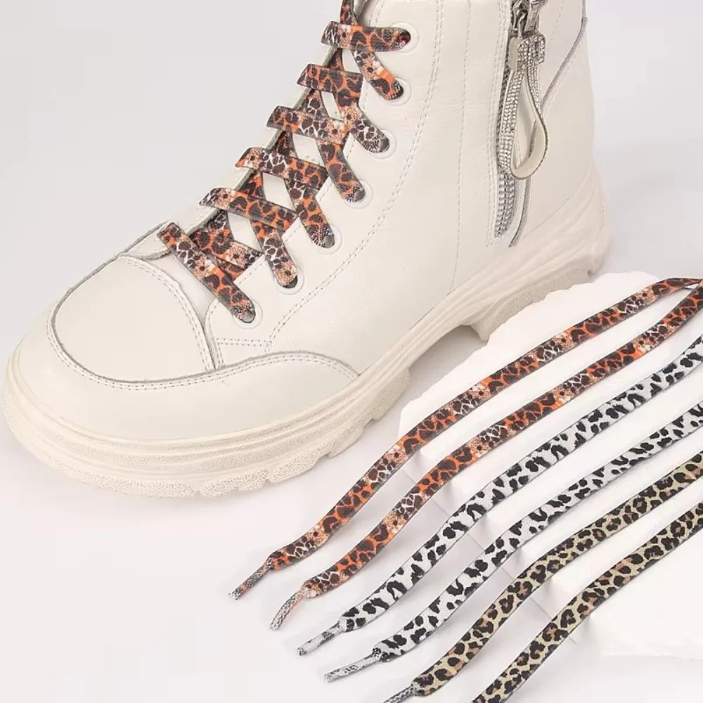 1Pair 120CM Leopard Print Sneaker Shoestrings Replace Colorful Shoe Laces Polyester Flat Shape Sport Shoelaces Shoes Accessories
1Pair 120CM Leopard Print Sneaker Shoestrings Replace Colorful Shoe Laces Polyester Flat Shape Sport Shoelaces Shoes Accessories