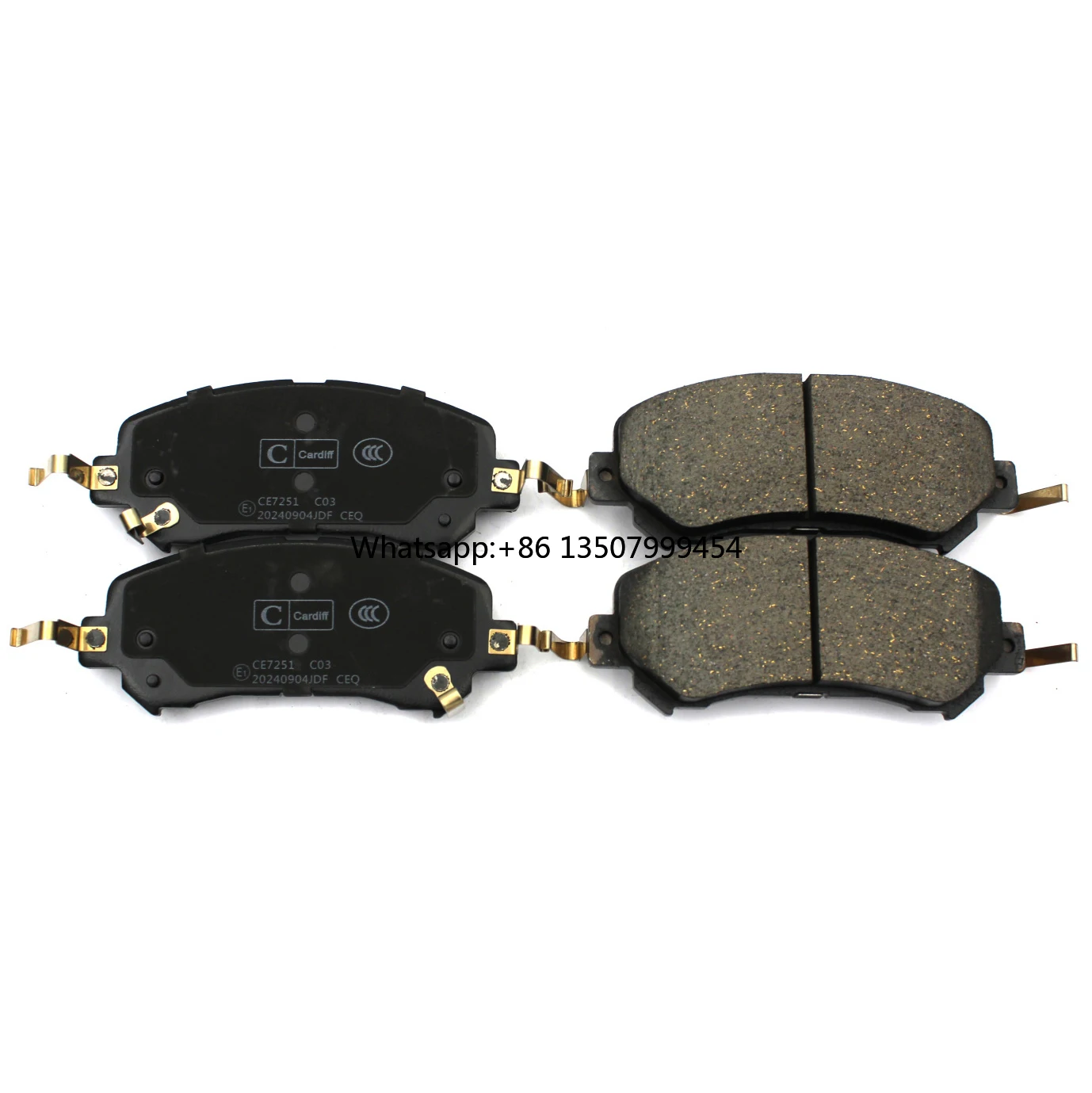 New High Quality Ceramic Front Brake Pads for S Low Noise Wear Resistant OE 3510001ARD0000
New High Quality Ceramic Front Brake Pads for S Low Noise Wear Resistant OE 3510001ARD0000