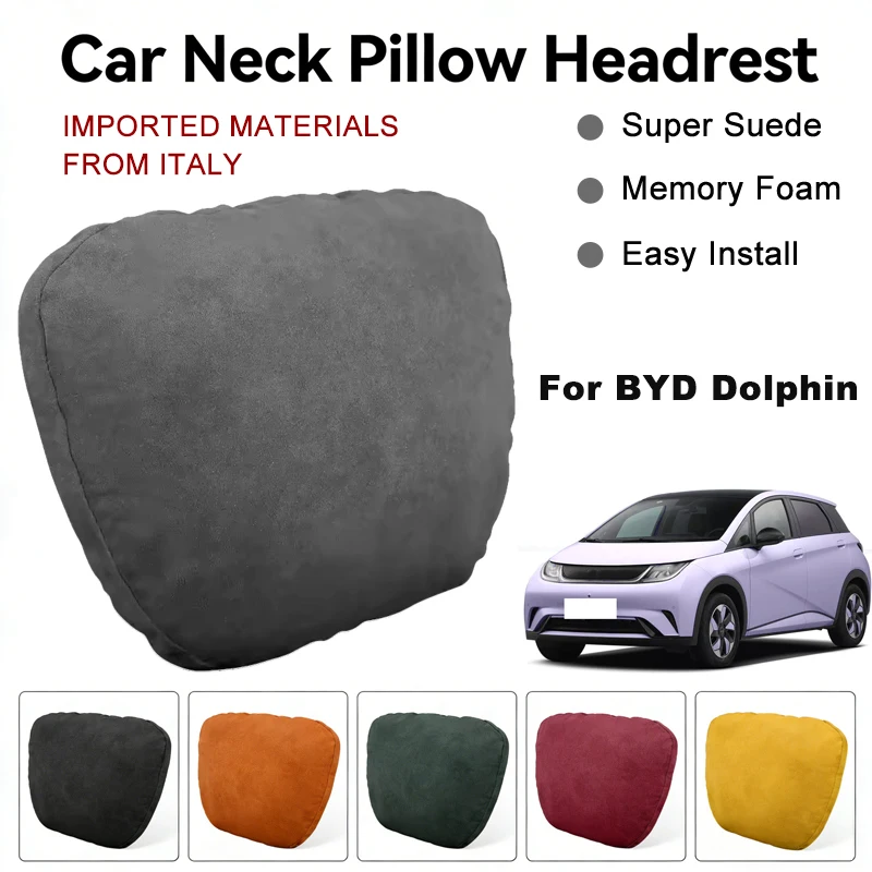 Italy Suede Car Neck Rest Pillow For BYD Dolphin Seat Head Neck Support Cushion Auto Interior Accessories
Italy Suede Car Neck Rest Pillow For BYD Dolphin Seat Head Neck Support Cushion Auto Interior Accessories