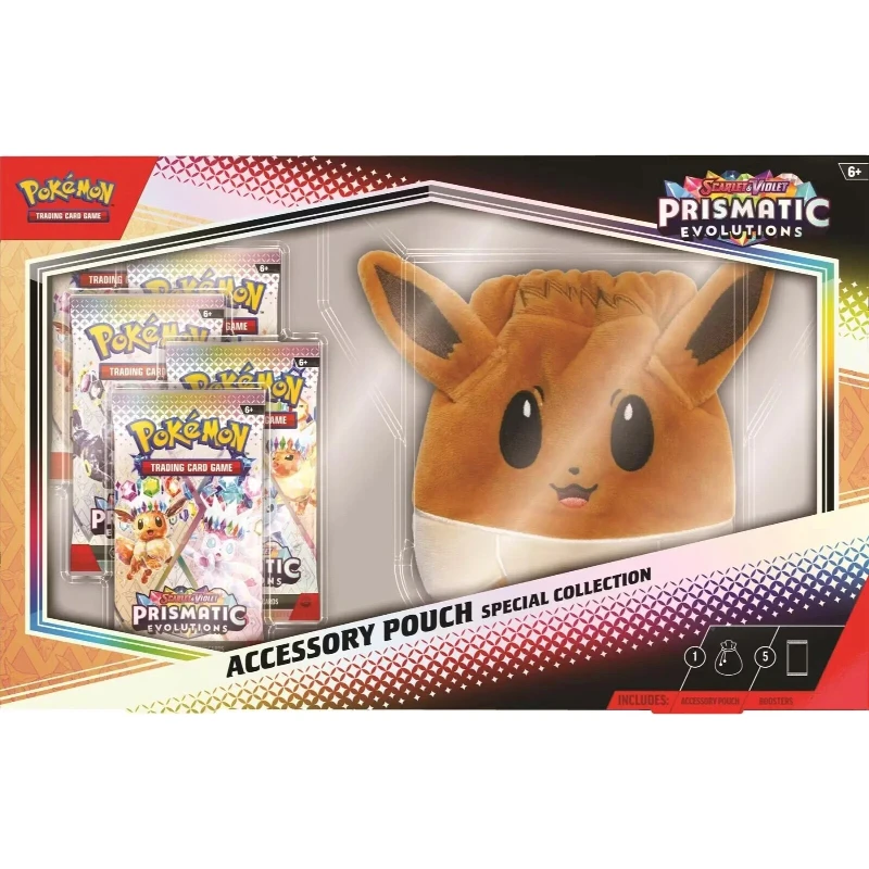 Genuine 1Box Pokemon Prismatic Evolutions Accessory Pouch Special Collection Sealed
Genuine 1Box Pokemon Prismatic Evolutions Accessory Pouch Special Collection Sealed