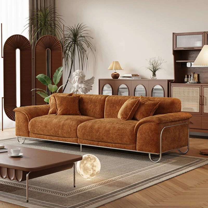 Fabric Brown Modern Sofa Double Size Large Velvet Simple Sofa Couches Lounge Designer Divano Da Soggiorno Apartment Furniture
Fabric Brown Modern Sofa Double Size Large Velvet Simple Sofa Couches Lounge Designer Divano Da Soggiorno Apartment Furniture