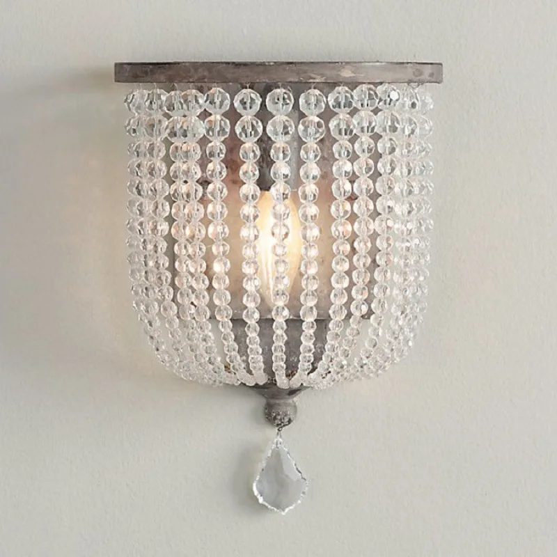 Cross-border exclusive for American country French pastoral retro old wall lamp living room dining room bedroom corridor
Cross-border exclusive for American country French pastoral retro old wall lamp living room dining room bedroom corridor