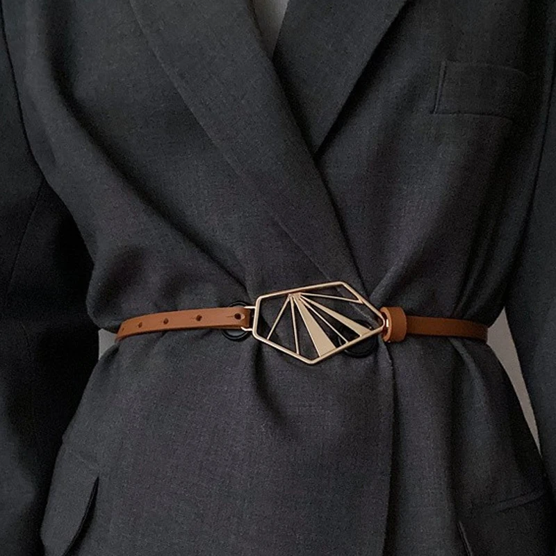1cm thin belt irregularly buckle for women genuine leather belt for dress skirt
1cm thin belt irregularly buckle for women genuine leather belt for dress skirt