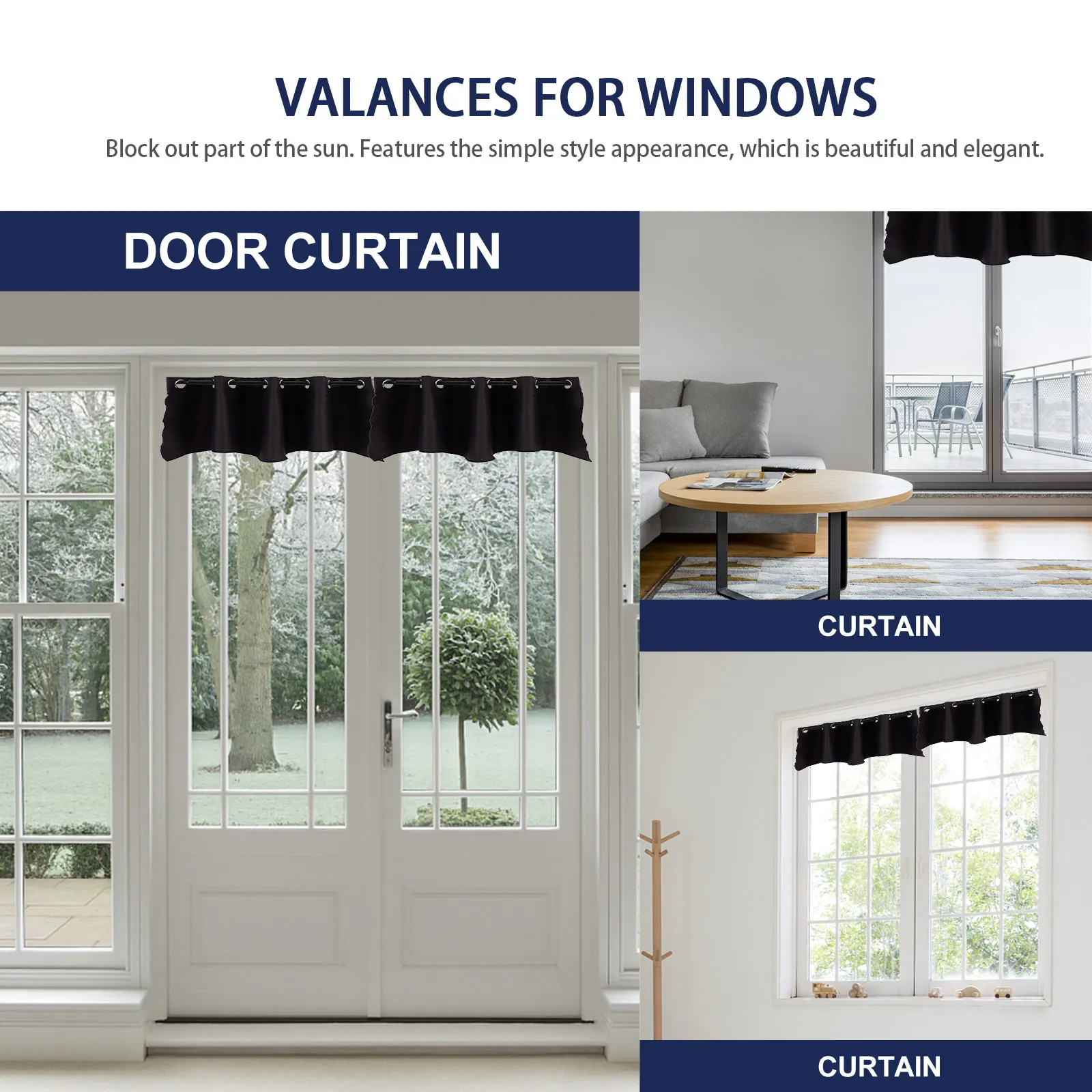 Practical Polyester Short Curtains Kitchen Window Valances Bedroom Light Shading Drape Easy Clean Durability Home Decor Stylish
Practical Polyester Short Curtains Kitchen Window Valances Bedroom Light Shading Drape Easy Clean Durability Home Decor Stylish