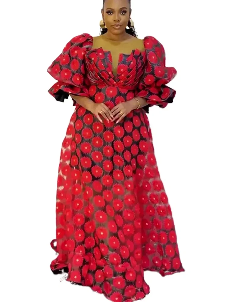 2025 Spring Autumn African Dresses for Women Half Sleeve Dashiki Abaya Maxi Dress Africa Clothes Dashiki Ankara Dresses Outfits
2025 Spring Autumn African Dresses for Women Half Sleeve Dashiki Abaya Maxi Dress Africa Clothes Dashiki Ankara Dresses Outfits