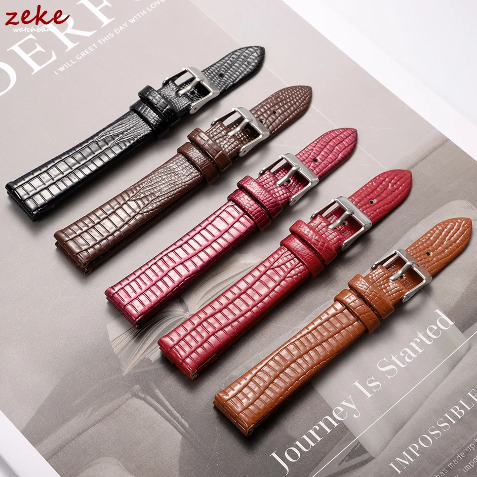 Soft Slim Lizard Texture Leather Watchband Pin Buckle Watch Strap for Women Man 8/10/12/14mm 16mm Wrist Belt Universal Bracelets
Soft Slim Lizard Texture Leather Watchband Pin Buckle Watch Strap for Women Man 8/10/12/14mm 16mm Wrist Belt Universal Bracelets