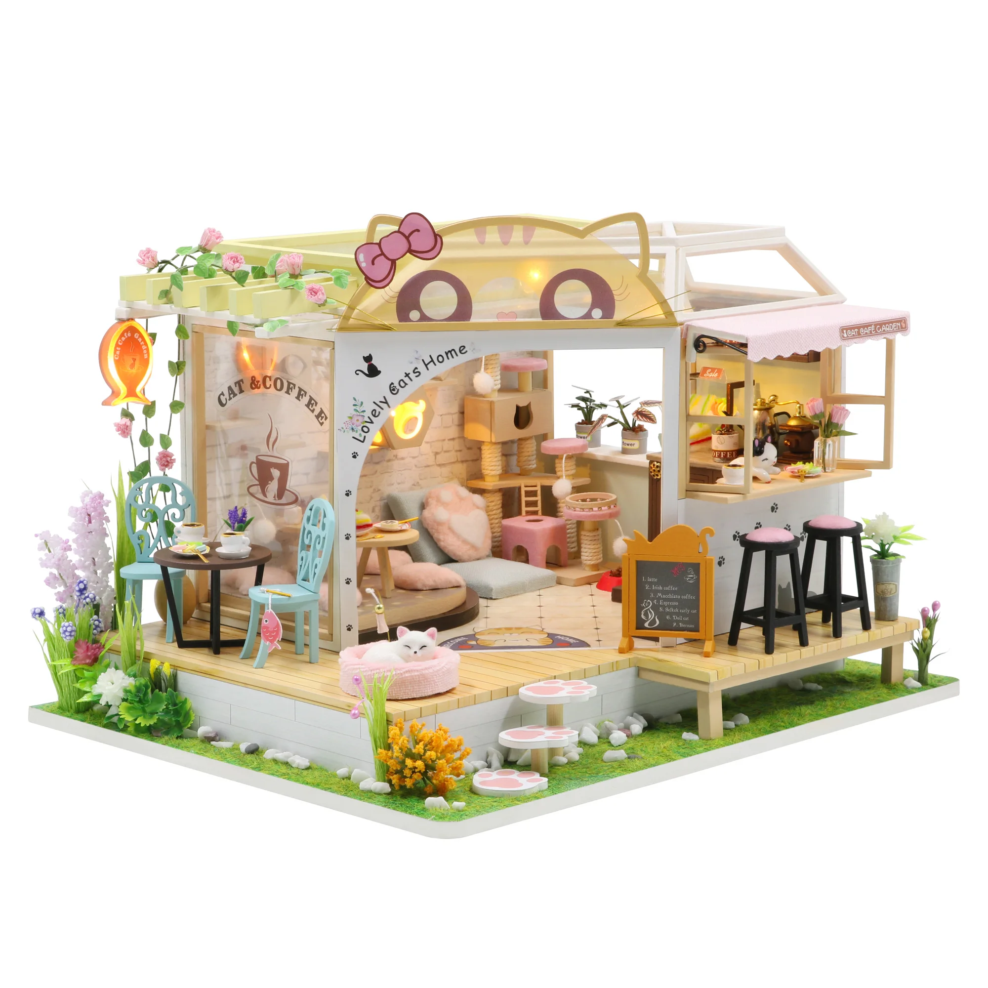 Hot Sale Personal Customization Creative DIY Miniature Dollhouse Doll Houses for Students LED Light
Hot Sale Personal Customization Creative DIY Miniature Dollhouse Doll Houses for Students LED Light