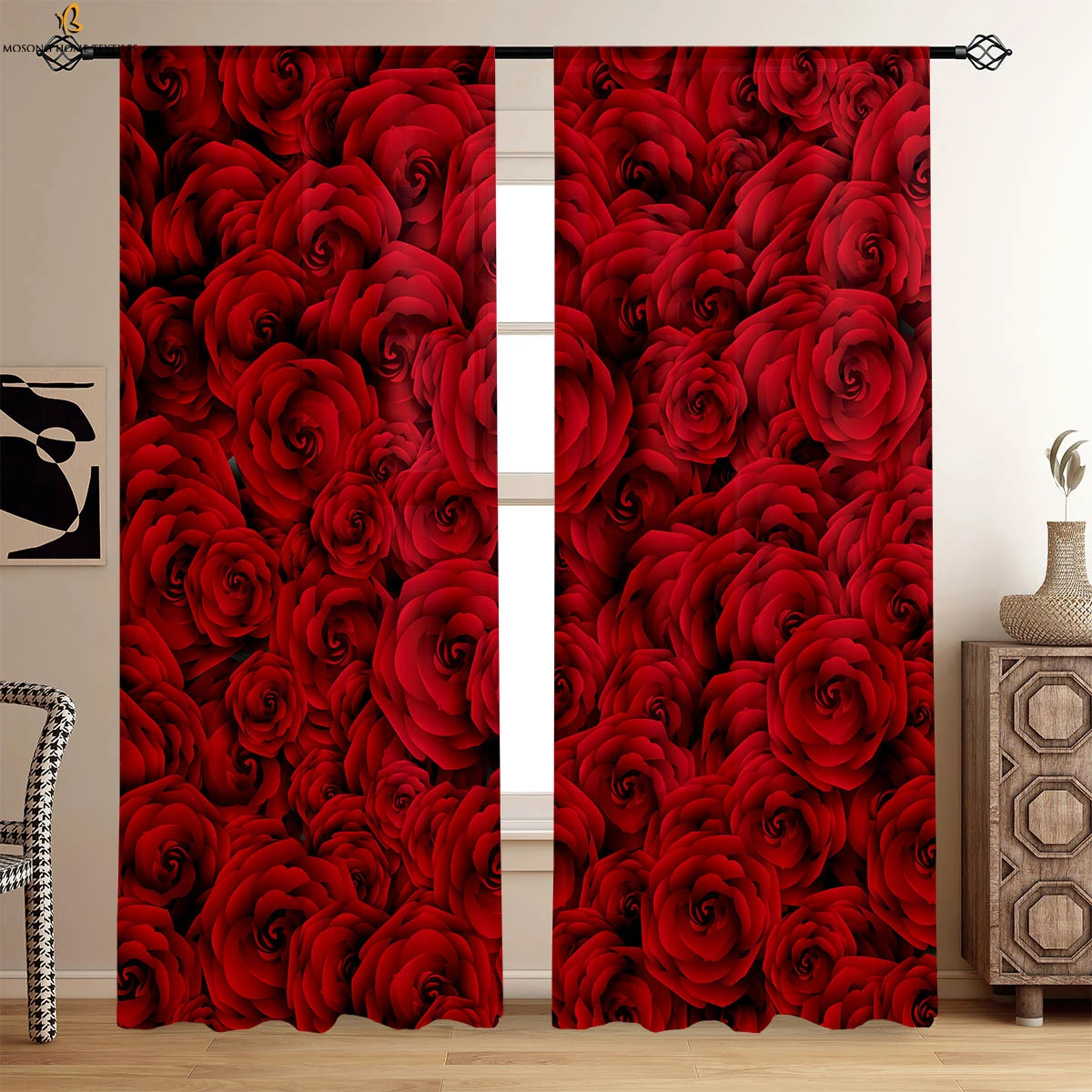 Red Retro Floral 3d Printed Curtains Bedroom Living Room Kitchen Study Decorative Curtains Can Be Customized 2 Pieces
Red Retro Floral 3d Printed Curtains Bedroom Living Room Kitchen Study Decorative Curtains Can Be Customized 2 Pieces