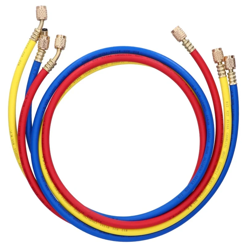 3Pcs AC Charging Hose Detection Liquid Filling Refrigerant Pipe 3Colour CT360RYB(R22)1.5meter
3Pcs AC Charging Hose Detection Liquid Filling Refrigerant Pipe 3Colour CT360RYB(R22)1.5meter