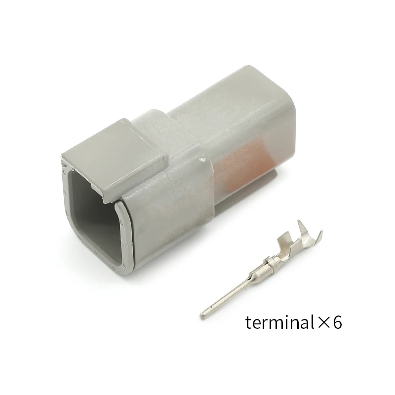 DTM04-6P 6pin DEUTSCH Automotive Connector Docking harness male/female plug Male terminal 1060-20-0122
DTM04-6P 6pin DEUTSCH Automotive Connector Docking harness male/female plug Male terminal 1060-20-0122