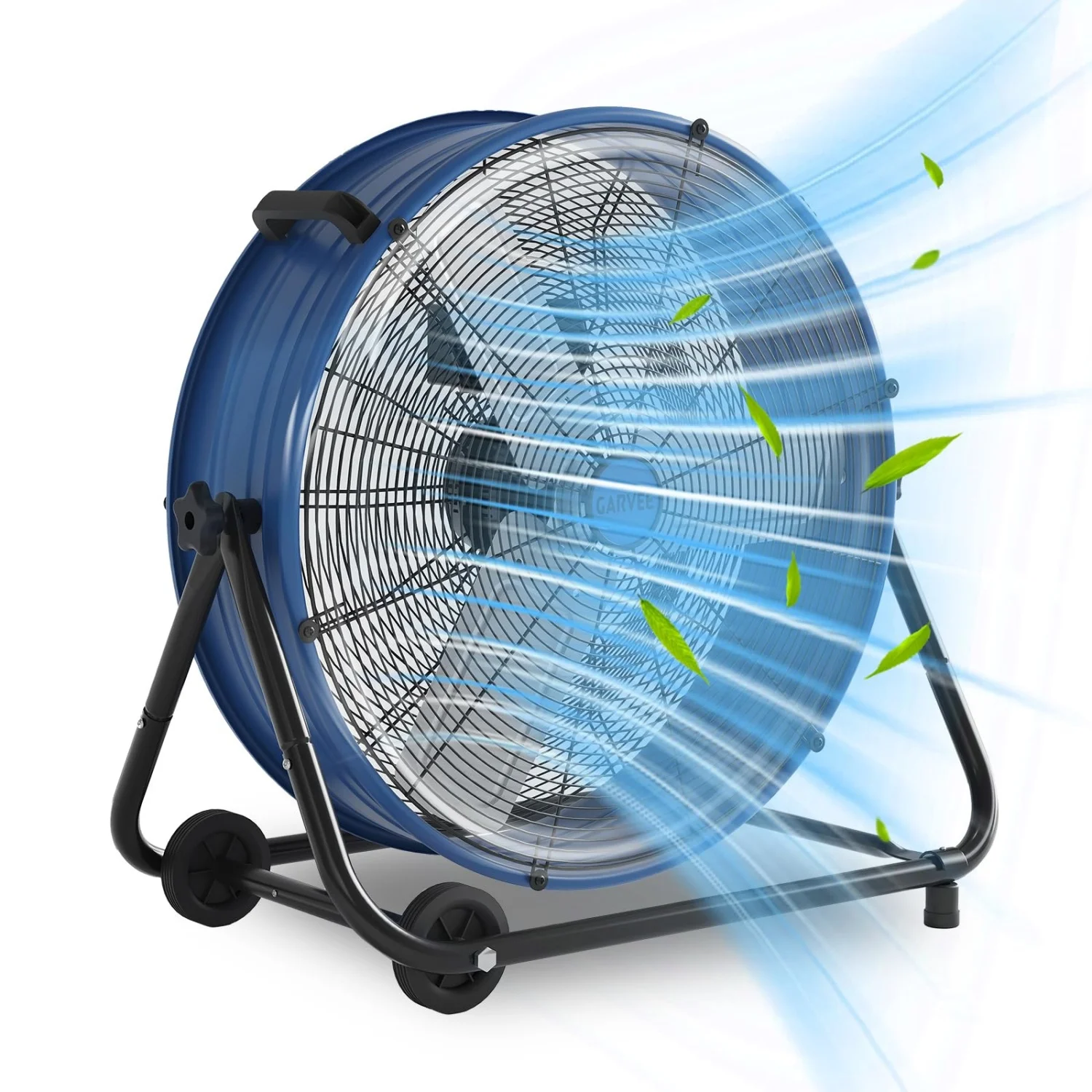 24" Industrial Drum Fan, 8800 CFM High Speed Air Circulator with 3 Adjustable Speeds, Metal Floor Fan with Casters & 360° Tilt
24" Industrial Drum Fan, 8800 CFM High Speed Air Circulator with 3 Adjustable Speeds, Metal Floor Fan with Casters & 360° Tilt