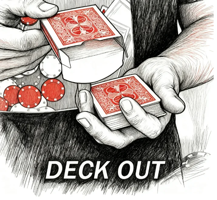 Deck Out Card Magic - Real Deck Through Box Illusion for Close-Up Magicians Magic Tricks
Deck Out Card Magic - Real Deck Through Box Illusion for Close-Up Magicians Magic Tricks