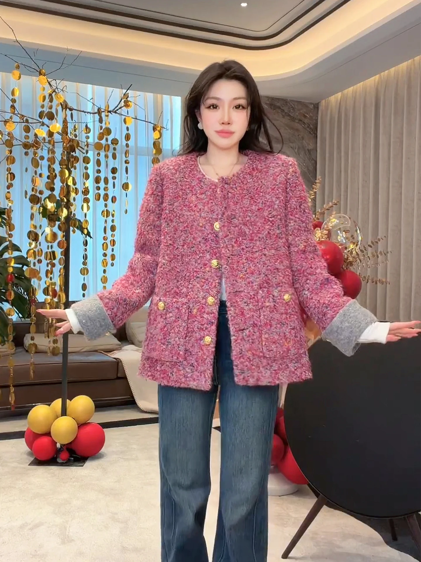 MEHOMEYANG Spring Firework New Sle 95 White Goose down Wool Blend Color Ladies Puffer Jaet Casual Loose Fit Warmth
MEHOMEYANG Spring Firework New Sle 95 White Goose down Wool Blend Color Ladies Puffer Jaet Casual Loose Fit Warmth