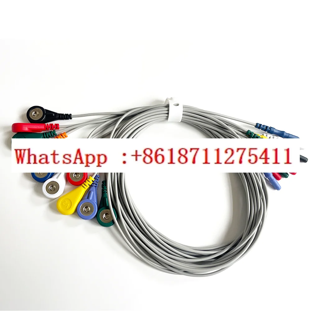 Repeatable Brain Electrode Cable 10 Electrodes 4.0 Snap Din1.5mm Jack EEG Leadwire
Repeatable Brain Electrode Cable 10 Electrodes 4.0 Snap Din1.5mm Jack EEG Leadwire