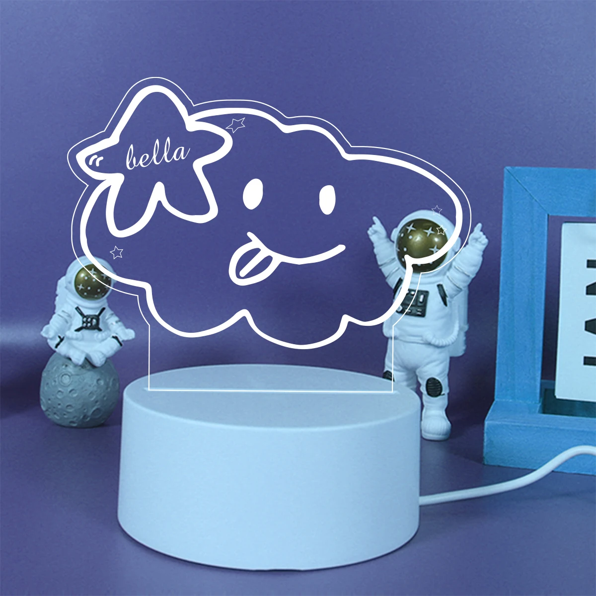 Clouds Customize the name Kids Night Light For Bedroom Decor Birthday Gift 3D Lamp
Clouds Customize the name Kids Night Light For Bedroom Decor Birthday Gift 3D Lamp