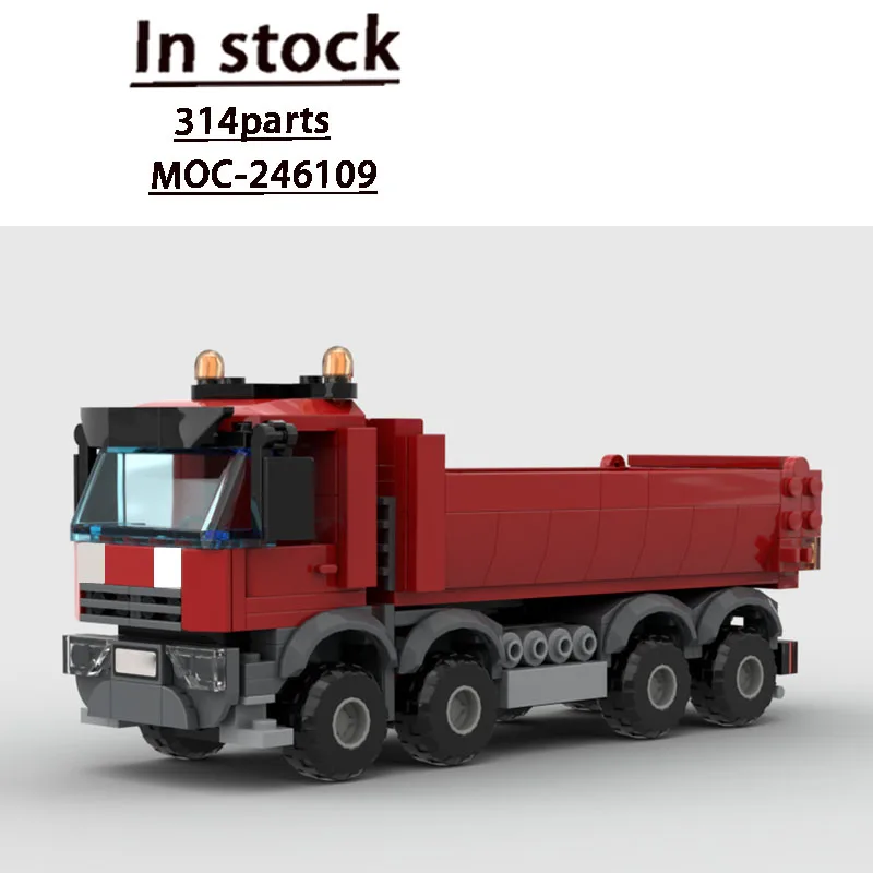 MOC-246109 New Classic Mini Red Freight Semi-Trailer Dump Truck Building Block Model 314 Parts Boys Children's Birthday Toy Gift
MOC-246109 New Classic Mini Red Freight Semi-Trailer Dump Truck Building Block Model 314 Parts Boys Children's Birthday Toy Gift