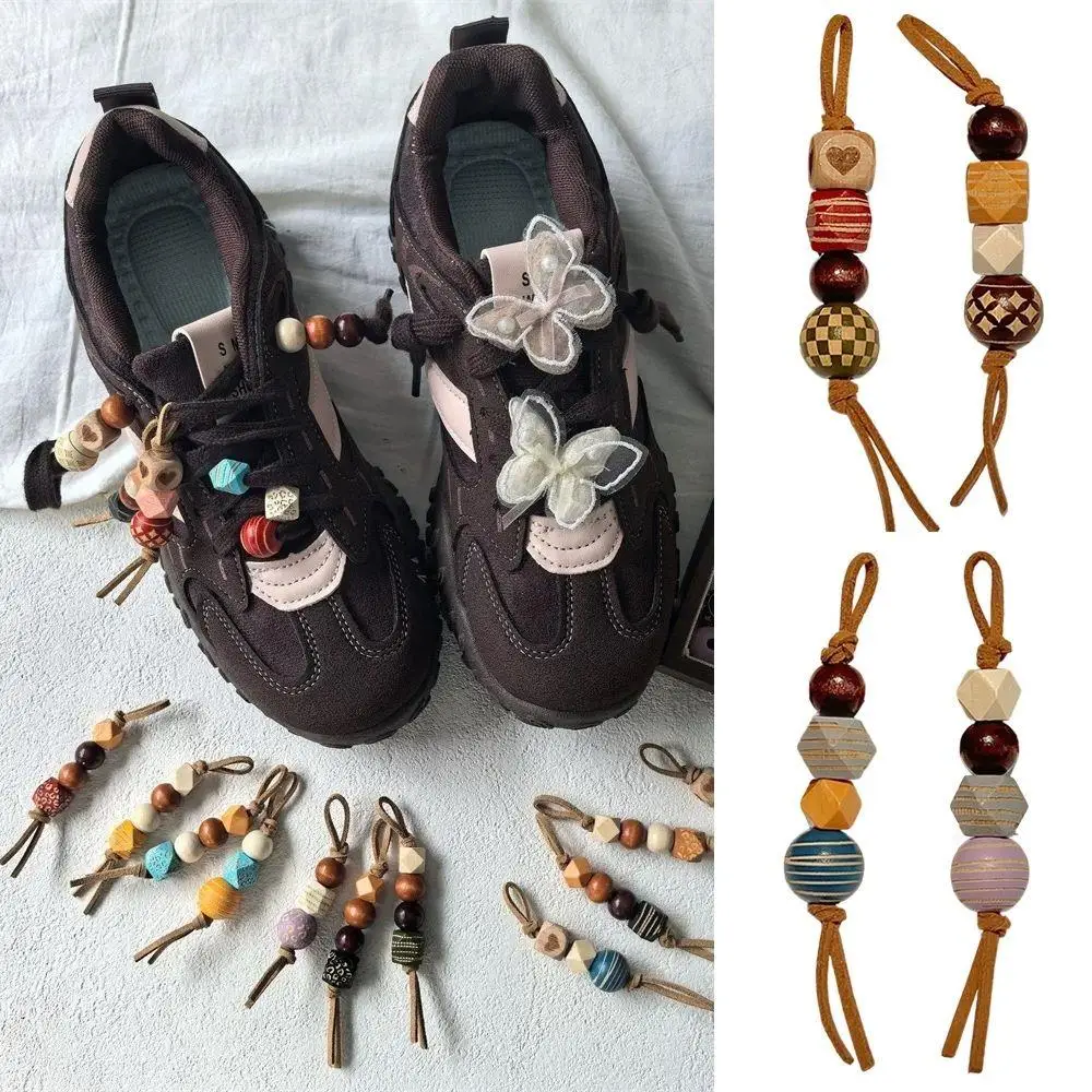 INS Style Bead Tassel Pendant Shoe Laces Clip Buckle Brown Wooden Bead Decorative Shoe Charms Accessories Women Shoe Decorating
INS Style Bead Tassel Pendant Shoe Laces Clip Buckle Brown Wooden Bead Decorative Shoe Charms Accessories Women Shoe Decorating