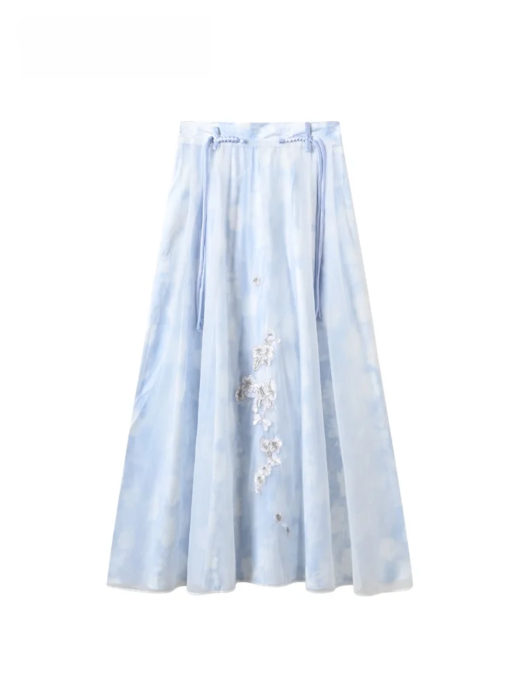 New Chinese Style plus Size Midi Skirt Women's Summer Vintage Button up Skirts Full Body Slim Fit Polyester Fabric
New Chinese Style plus Size Midi Skirt Women's Summer Vintage Button up Skirts Full Body Slim Fit Polyester Fabric
