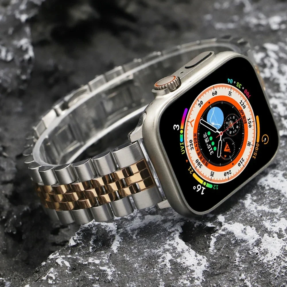 Металлический ремешок из нержавеющей стали для Apple Watch Ultra 2 49 мм, ремешок 46 мм, 41 мм, 44 мм, 38 45 мм, 42 мм, браслет Correa IWatch 10 9 8 7 6 SE 5
Металлический ремешок из нержавеющей стали для Apple Watch Ultra 2 49 мм, ремешок 46 мм, 41 мм, 44 мм, 38 45 мм, 42 мм, браслет Correa IWatch 10 9 8 7 6 SE 5