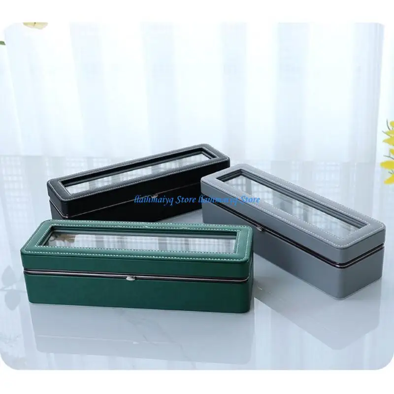 573B Durable Watch Display Box PU Leather Watch Case Portable Watch PU Material Watch Storage Box for 6 Watches
573B Durable Watch Display Box PU Leather Watch Case Portable Watch PU Material Watch Storage Box for 6 Watches