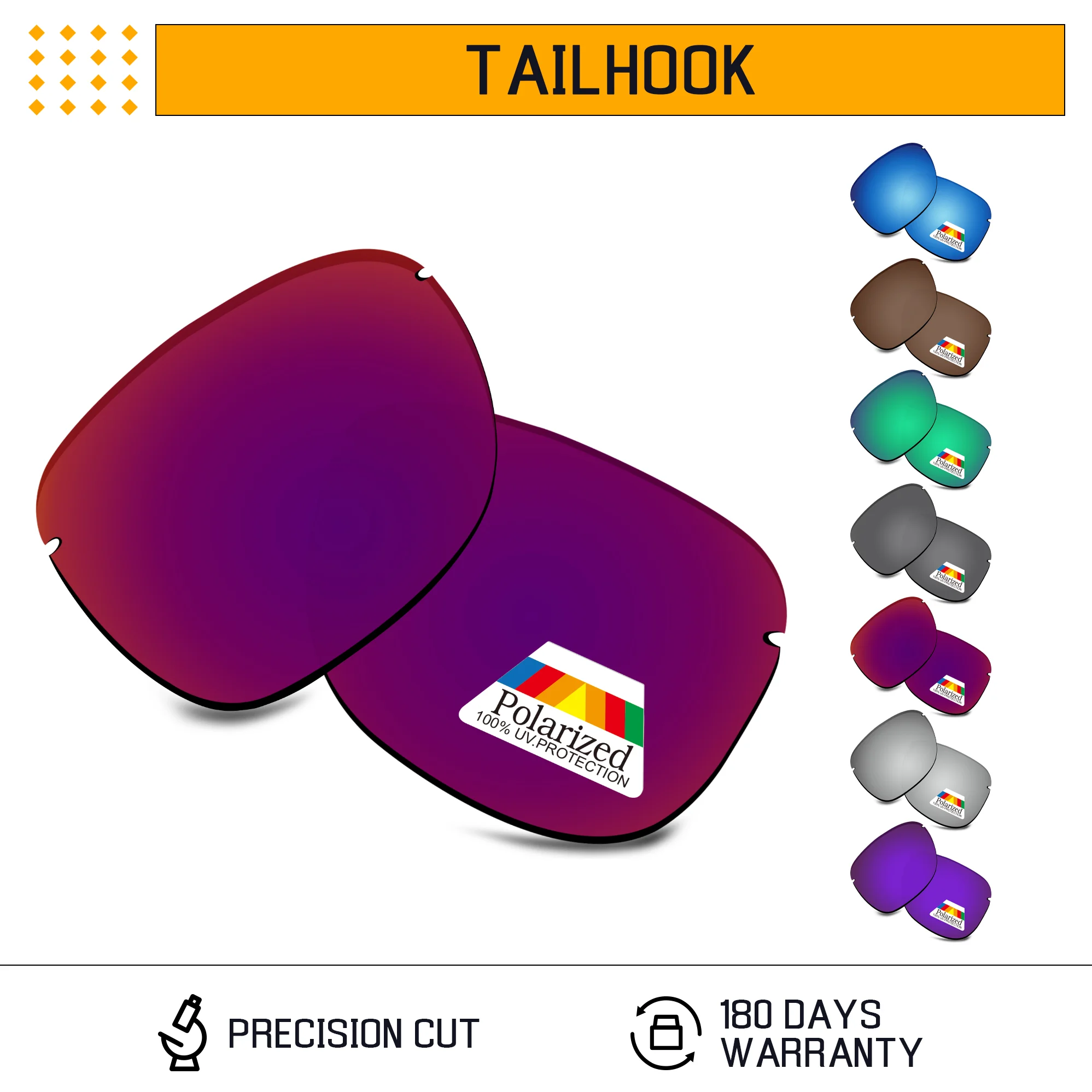Rarayvix Polarized Replacement Lenses UV400 Protective for Oakley Tailhook OO4087-60mm Sunglasses
Rarayvix Polarized Replacement Lenses UV400 Protective for Oakley Tailhook OO4087-60mm Sunglasses