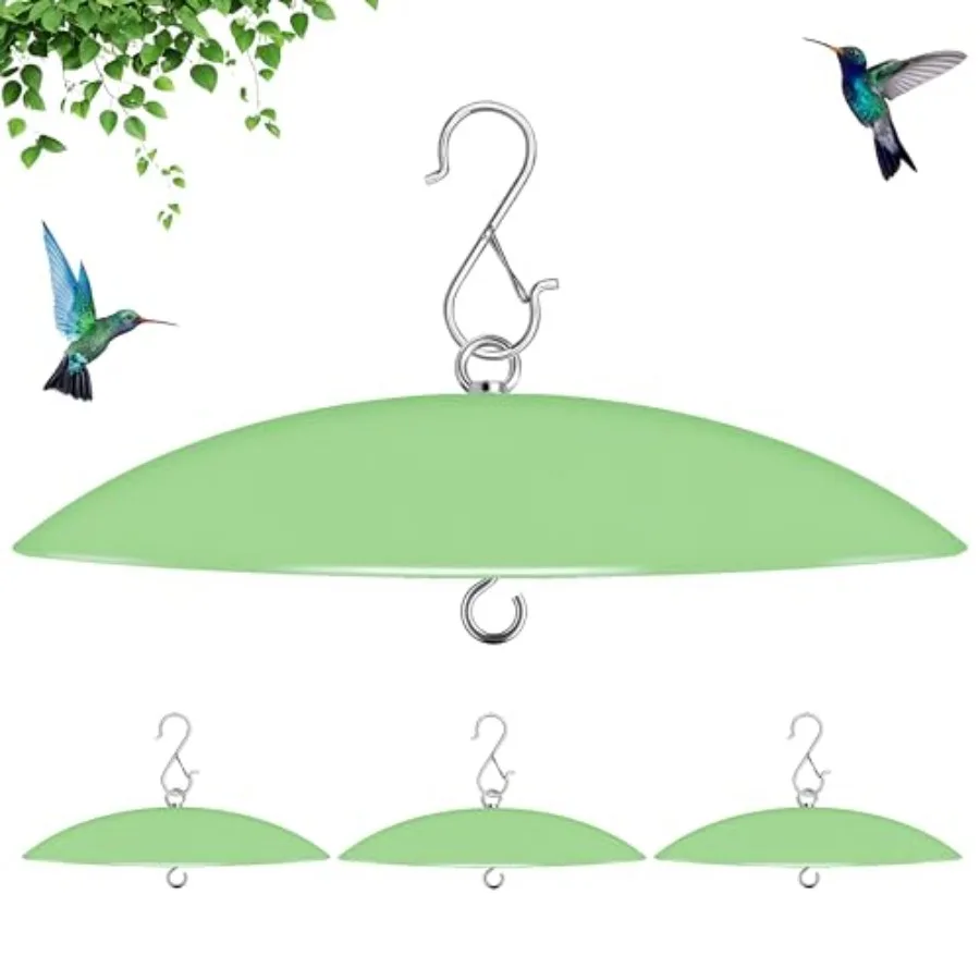 13" Bird Feeder Rain Guard Hummingbird Feeder Shade Dome Cover Hanging Baffle for Bird Feeder Pole Smart Birds Feeder's Umbrell
13" Bird Feeder Rain Guard Hummingbird Feeder Shade Dome Cover Hanging Baffle for Bird Feeder Pole Smart Birds Feeder's Umbrell