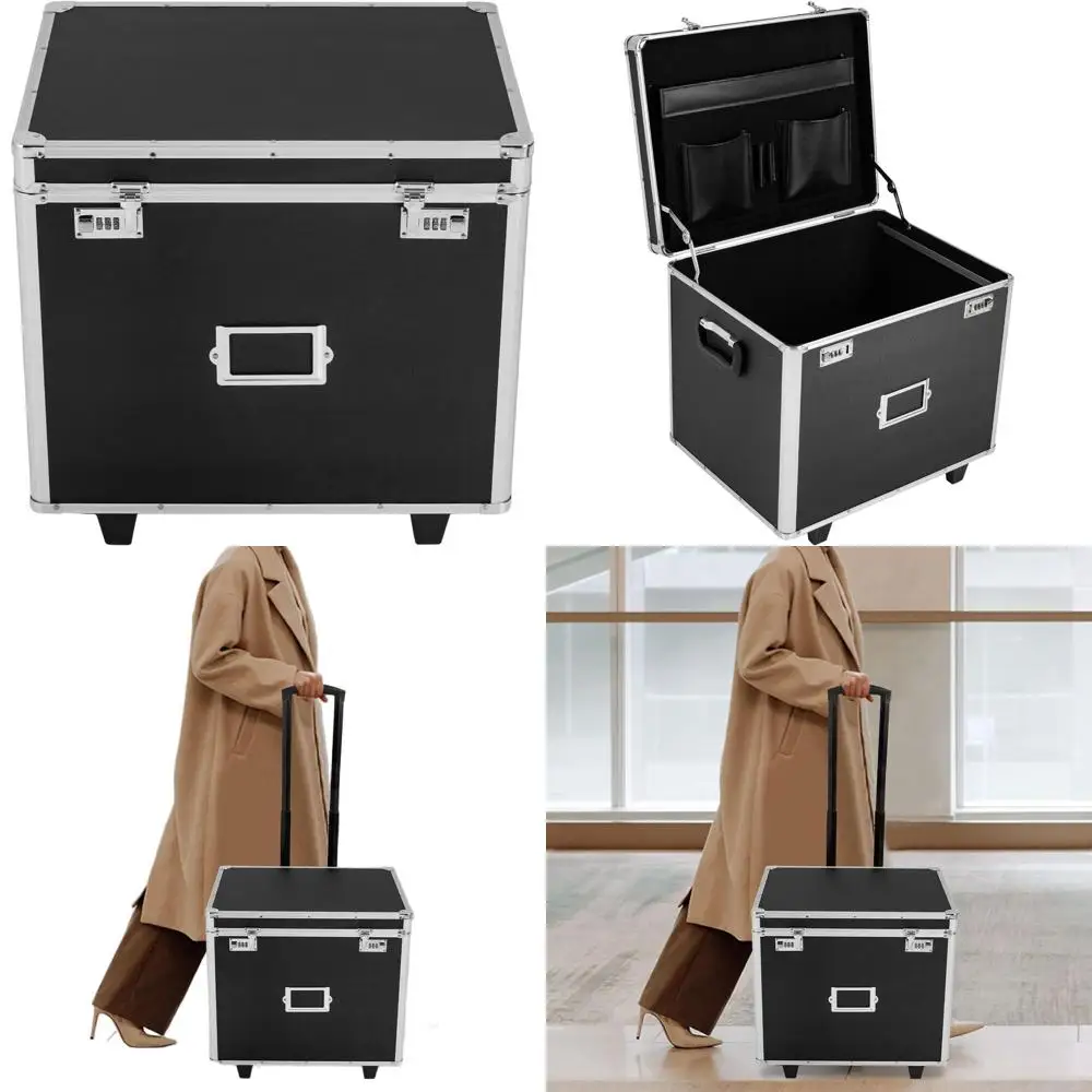 Портативный передвижной шкаф для документов на колесиках для дома/офиса - Складной органайзер для хранения документов формата Letter/Legal
Портативный передвижной шкаф для документов на колесиках для дома/офиса - Складной органайзер для хранения документов формата Letter/Legal