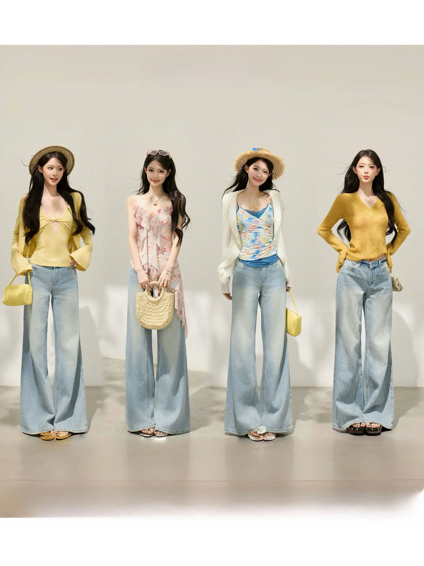 Light Blue Waed Vintage Straight Leg Jeans Women's Spring Casual Loose Fit Versatile Long Trousers Exquisite Tailoring
Light Blue Waed Vintage Straight Leg Jeans Women's Spring Casual Loose Fit Versatile Long Trousers Exquisite Tailoring