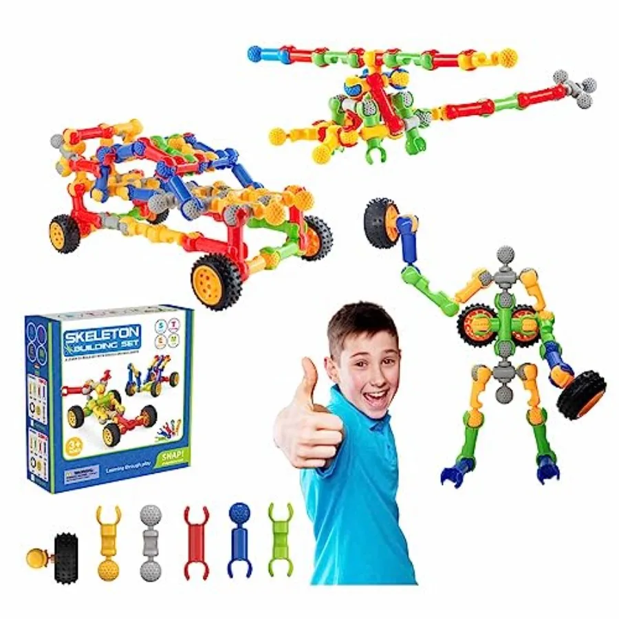 Building Toys for,110 Pcs STEM Toys for Boys and Girls, Interlocking Playset for Age 3+, Creative Kit 110 PCS
Building Toys for,110 Pcs STEM Toys for Boys and Girls, Interlocking Playset for Age 3+, Creative Kit 110 PCS