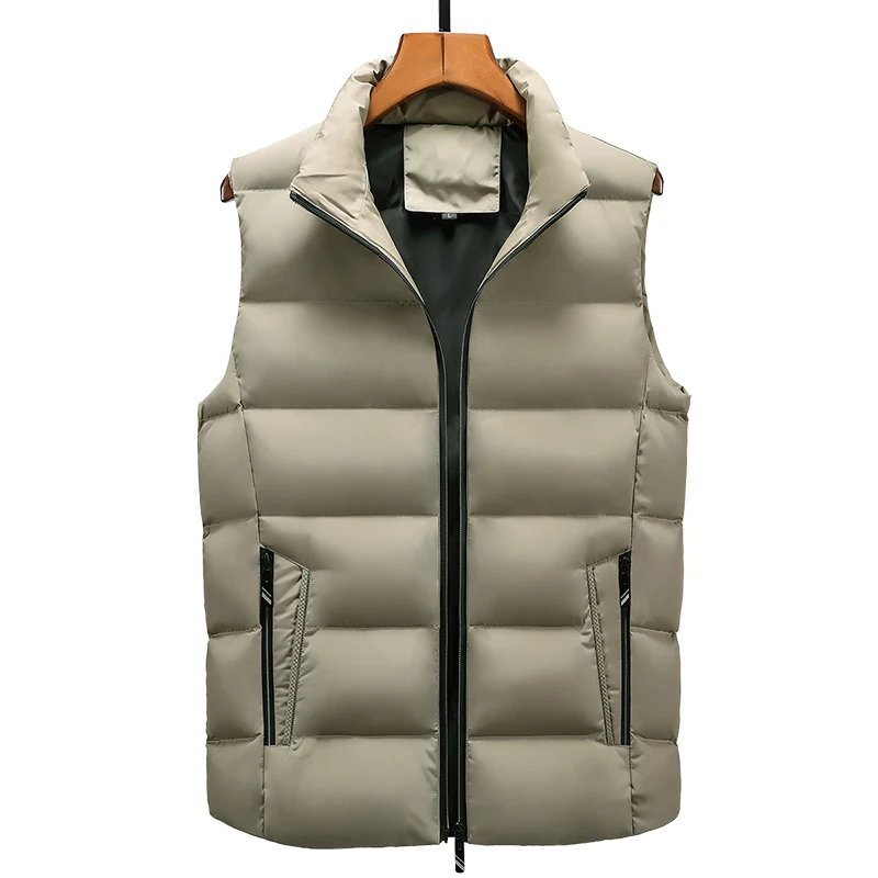 Winter Sleeveless Jacket Padded Coat Zipper Warm Thicken Waistcoat Windproof Brand New Vest for Men Thick Gilet Bread Jacket
Winter Sleeveless Jacket Padded Coat Zipper Warm Thicken Waistcoat Windproof Brand New Vest for Men Thick Gilet Bread Jacket