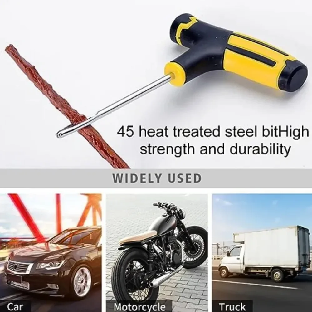 Car Tire Repair Kit Puncture Plug Tools All-in-One Emergency Car Tire Repair Kit Tire Strips Stirring Glue Universal
Car Tire Repair Kit Puncture Plug Tools All-in-One Emergency Car Tire Repair Kit Tire Strips Stirring Glue Universal