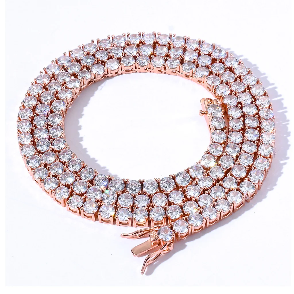 Trendy European and American Style 6mm Zircon Necklace Hip Hop Tennis Chain for Men, Single Row CZ Necklace
Trendy European and American Style 6mm Zircon Necklace Hip Hop Tennis Chain for Men, Single Row CZ Necklace