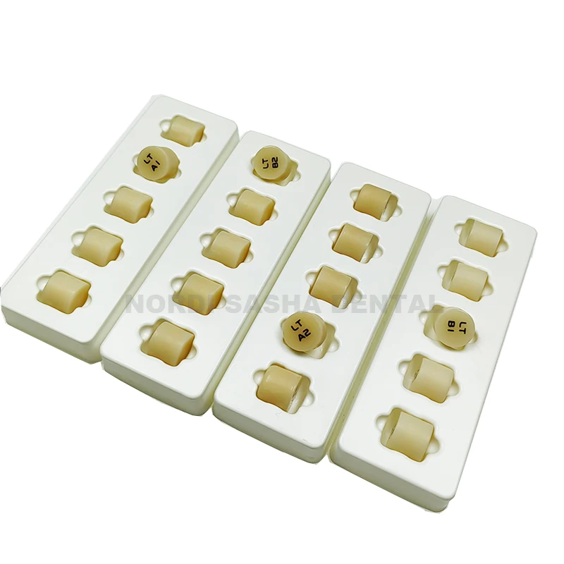 5Pcs/Box Dental Glass Ceramic Press Lithium Disilicate Ingots Denture Materials Disilicate Glass Ceramic Pills
5Pcs/Box Dental Glass Ceramic Press Lithium Disilicate Ingots Denture Materials Disilicate Glass Ceramic Pills