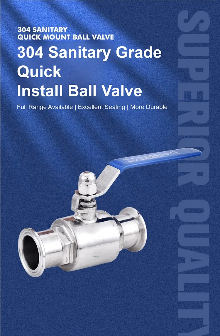 Санитарная нержавеющая сталь 304/316L, быстрый зажим, шаровой кран 50,5 мм, 64 мм, пищевой прямой быстроразъемный клапан для труб 19‐51 мм
Санитарная нержавеющая сталь 304/316L, быстрый зажим, шаровой кран 50,5 мм, 64 мм, пищевой прямой быстроразъемный клапан для труб 19‐51 мм