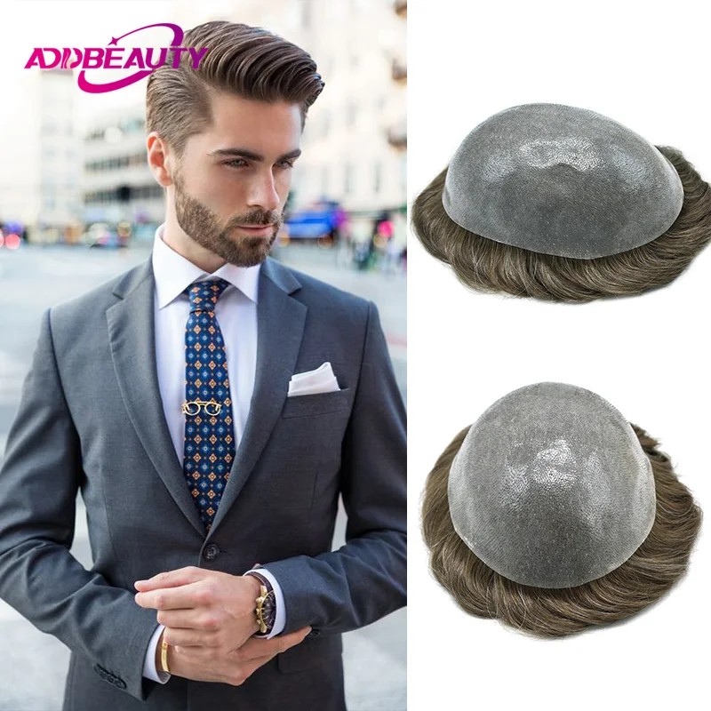 Addbeauty Men Toupee Human Hair Vloop Invisible Human Hairline 100% Real Human Hair System Thin Skin Full PU 0.01mm Hair Toppers
Addbeauty Men Toupee Human Hair Vloop Invisible Human Hairline 100% Real Human Hair System Thin Skin Full PU 0.01mm Hair Toppers