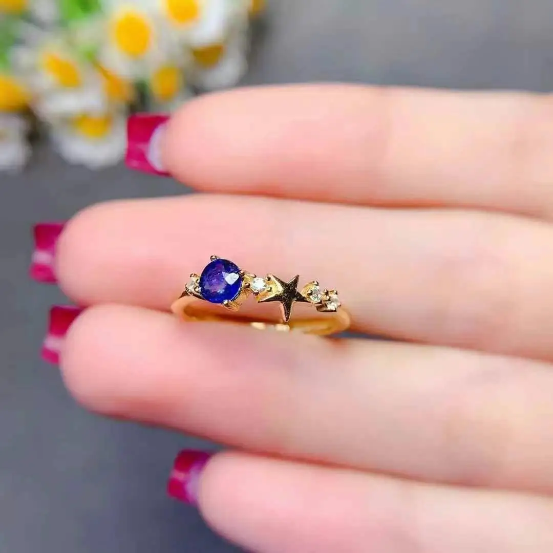 Fashion Classic 100% Natural and Real Sapphire Ring 925 Sterling Silver Trendy Women ring
Fashion Classic 100% Natural and Real Sapphire Ring 925 Sterling Silver Trendy Women ring