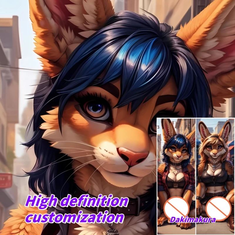 Dakimakura Anime Pillow Case Animal Orcs Bottomless Punk Furry Girls Double-sided Print Of Life-size Body Pillowcase Gifts
Dakimakura Anime Pillow Case Animal Orcs Bottomless Punk Furry Girls Double-sided Print Of Life-size Body Pillowcase Gifts