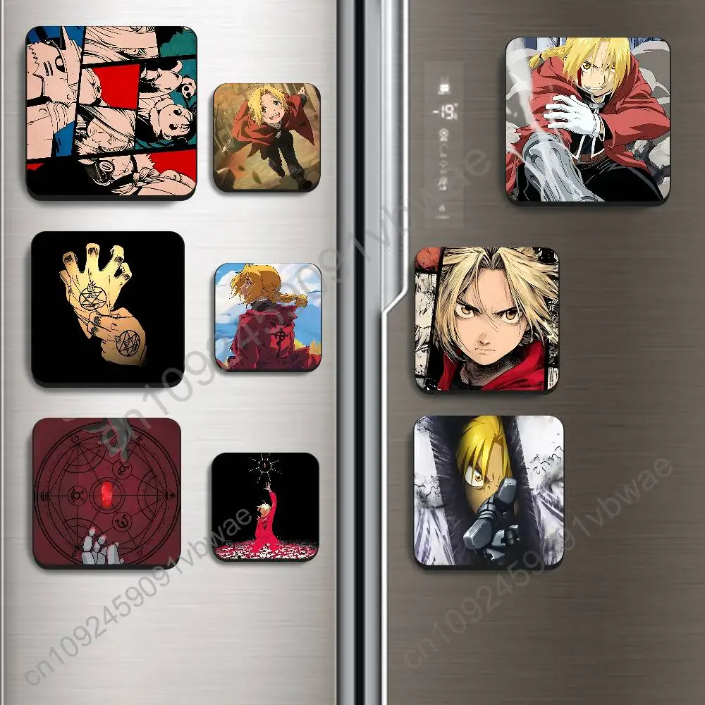E-Edward Fullmetal Alchemist Black Square Plastic Fridge Magnet, for Magnetic, No Trace Left, Durable, Smooth and Textured
E-Edward Fullmetal Alchemist Black Square Plastic Fridge Magnet, for Magnetic, No Trace Left, Durable, Smooth and Textured
