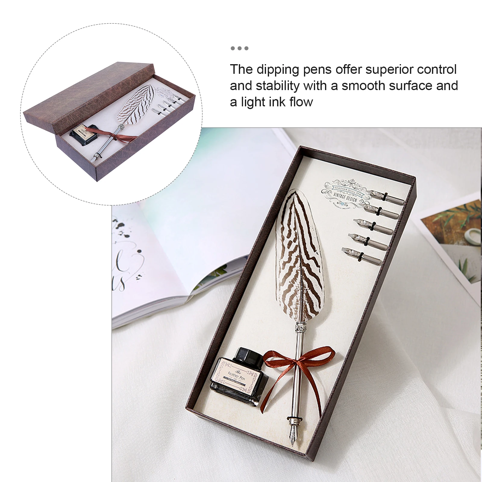 Pen Calligraphy Set Stainless Steel Nibs Kids Student Writing Drawing Gifts Luxury Dip Pen Kit
Pen Calligraphy Set Stainless Steel Nibs Kids Student Writing Drawing Gifts Luxury Dip Pen Kit