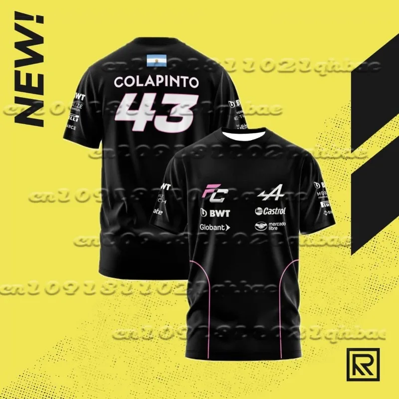 2025 Men's New Quick-drying T-shirt F1 Racing Race Short Sleeve Comfortable Casual Breathable Sweat-absorbing Y2K Fashion Top
2025 Men's New Quick-drying T-shirt F1 Racing Race Short Sleeve Comfortable Casual Breathable Sweat-absorbing Y2K Fashion Top