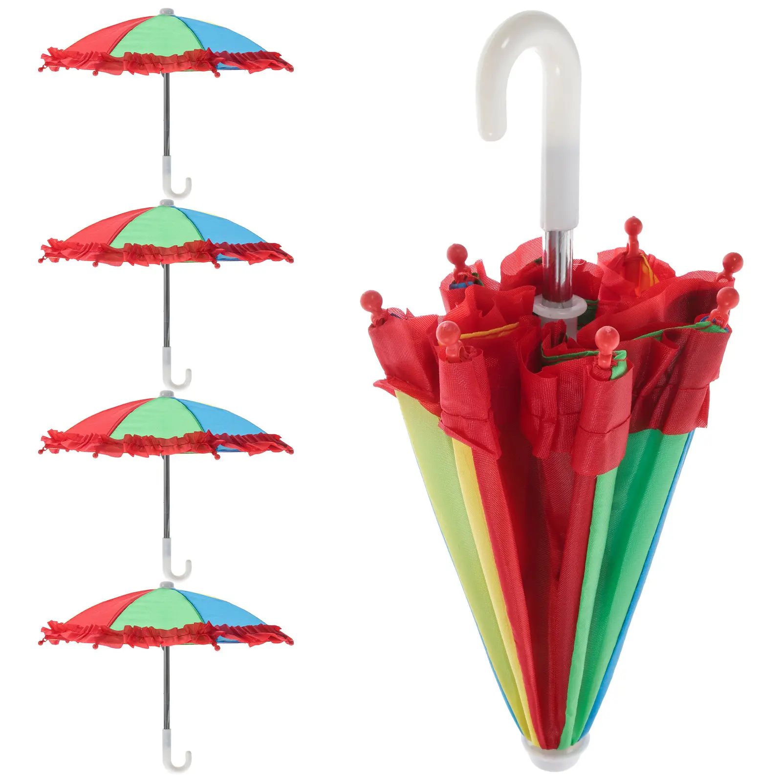 5Pcs Colorful Mini Umbrellas Kids Mini Umbrella Decorative Small Multi-Use Umbrella House Decor Party Favor Photography Prop
5Pcs Colorful Mini Umbrellas Kids Mini Umbrella Decorative Small Multi-Use Umbrella House Decor Party Favor Photography Prop