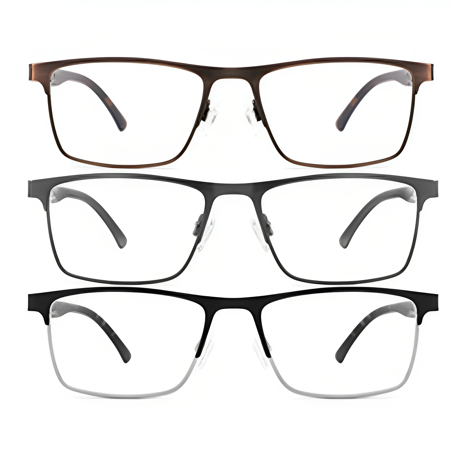 3pcs/Set Classic Metal Frame Reading Glasses For Men Anti Fatigue Presbyopic Eyewear +1.0~+4.0
3pcs/Set Classic Metal Frame Reading Glasses For Men Anti Fatigue Presbyopic Eyewear +1.0~+4.0