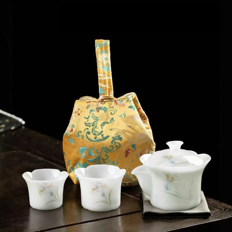 LMM portable travel tea set outdoor express cup 1 pot 2 cups tea artifact
LMM portable travel tea set outdoor express cup 1 pot 2 cups tea artifact