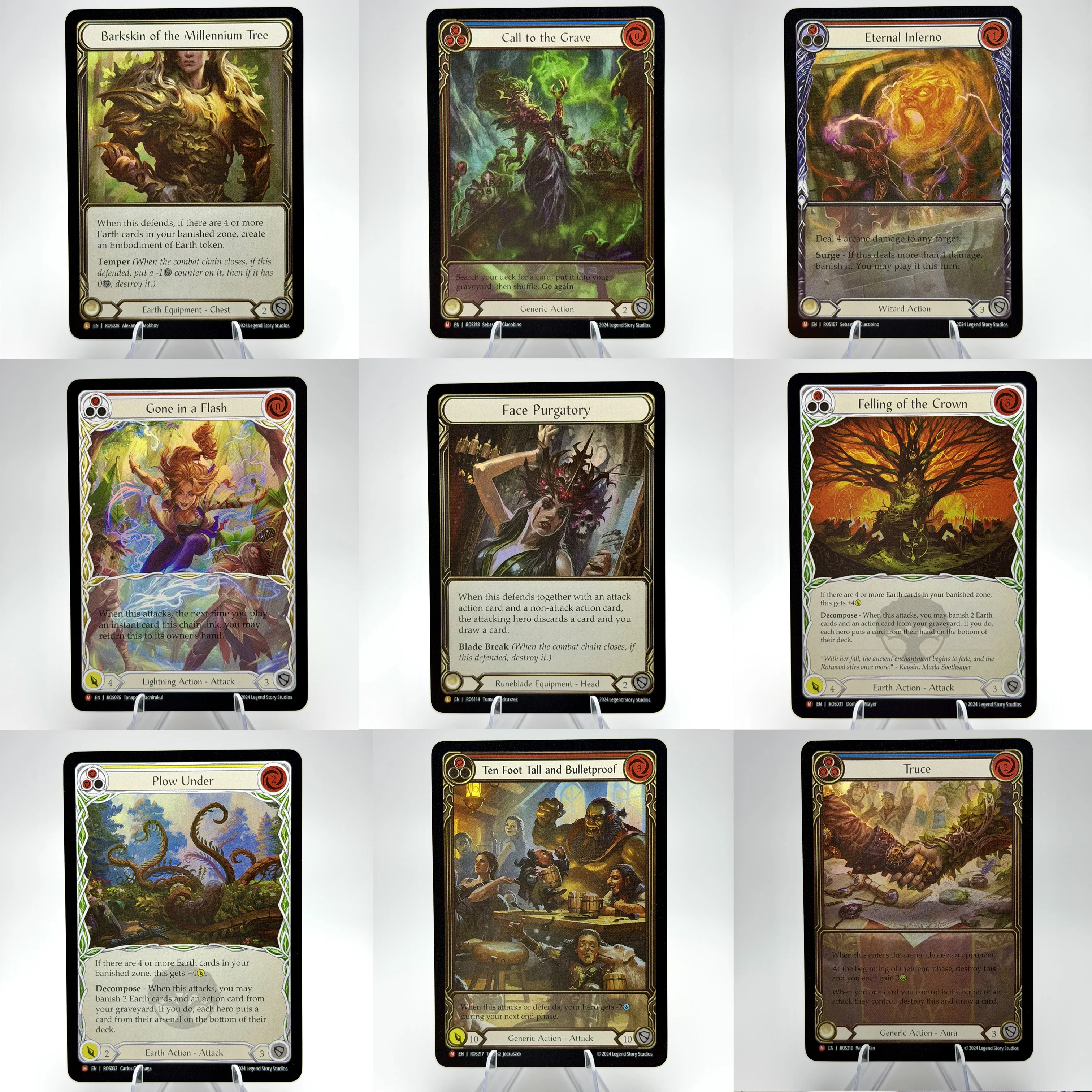 FAB TCG Rosetta Face Purgatory Legendary Rosetta Lightning ROS114/028/031/218 Rainbow Foil Proxy Collectible Cards
FAB TCG Rosetta Face Purgatory Legendary Rosetta Lightning ROS114/028/031/218 Rainbow Foil Proxy Collectible Cards