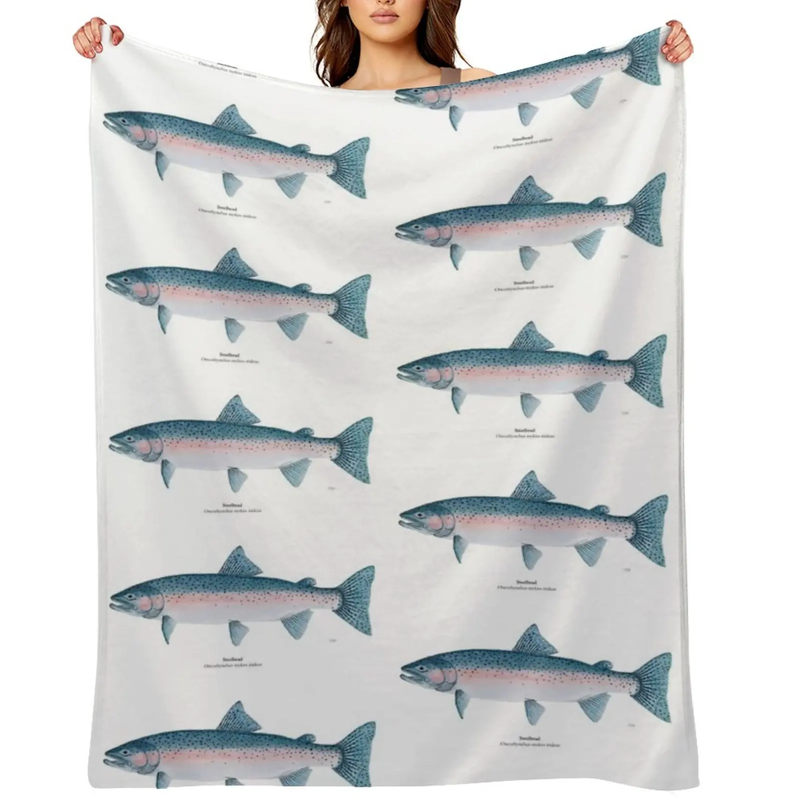 Coastal Rainbow/Steelhead Trout Painting Throw Blanket Baby For Decorative Sofa Sleeping Bag Soft Plush Plaid Blankets
Coastal Rainbow/Steelhead Trout Painting Throw Blanket Baby For Decorative Sofa Sleeping Bag Soft Plush Plaid Blankets