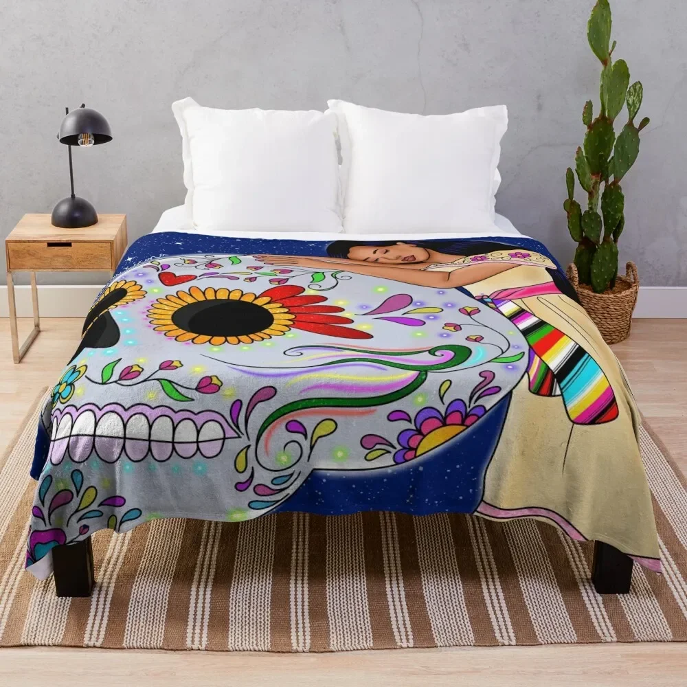 Calavera de azucar Throw Blanket Decorative Soft Throw Blanket for Couch Sofa
Calavera de azucar Throw Blanket Decorative Soft Throw Blanket for Couch Sofa