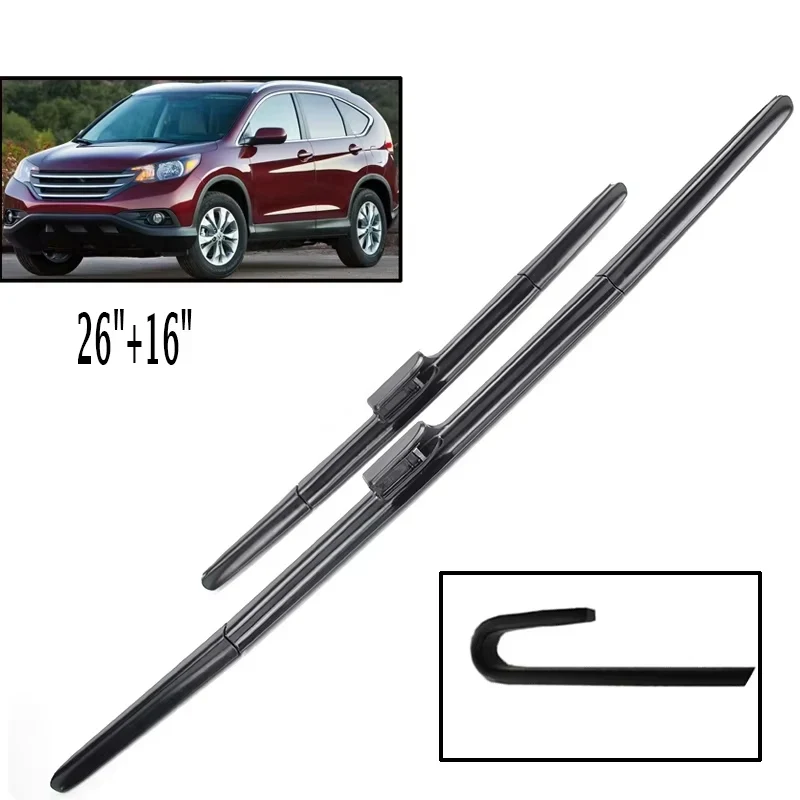 26"16" Windshield Windscreen Wiper Blades For Honda CR-V CRV Front Rear Window Wiper Blade 2012 2013 2014 2015 2016
26"16" Windshield Windscreen Wiper Blades For Honda CR-V CRV Front Rear Window Wiper Blade 2012 2013 2014 2015 2016
